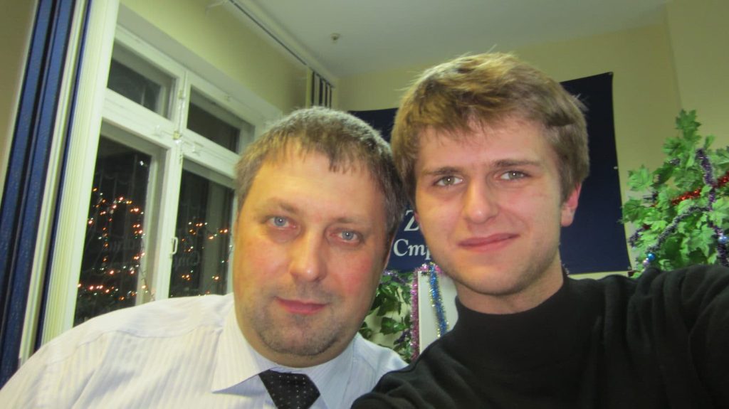 Дмитрий Остапенко с Олегом Молошем